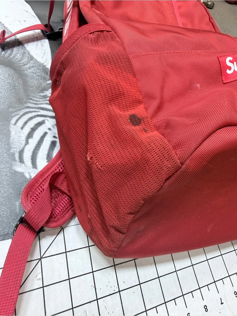 Supreme SS18 Red Backpack Bag